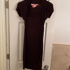 Form fitting Brown dress